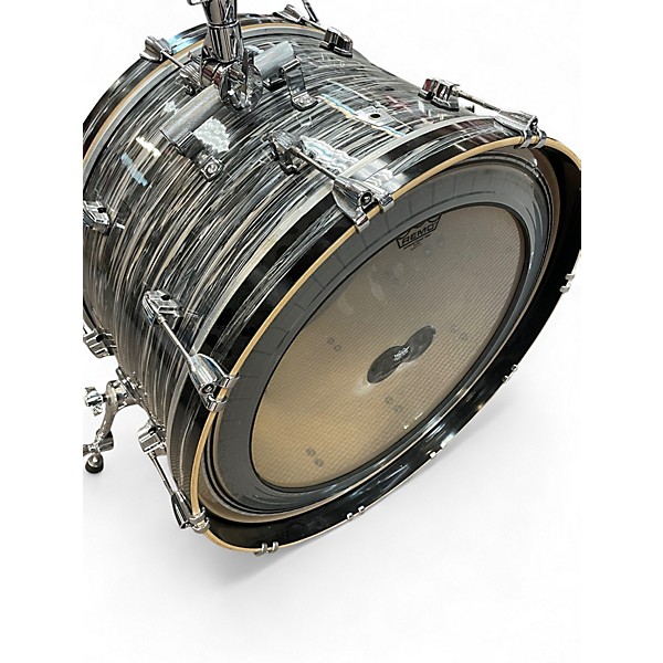 Used 2010s Ludwig 3 Piece Keystone X Black Pearl Drum Kit