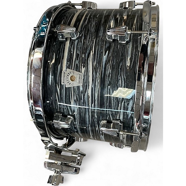 Used 2010s Ludwig 3 Piece Keystone X Black Pearl Drum Kit