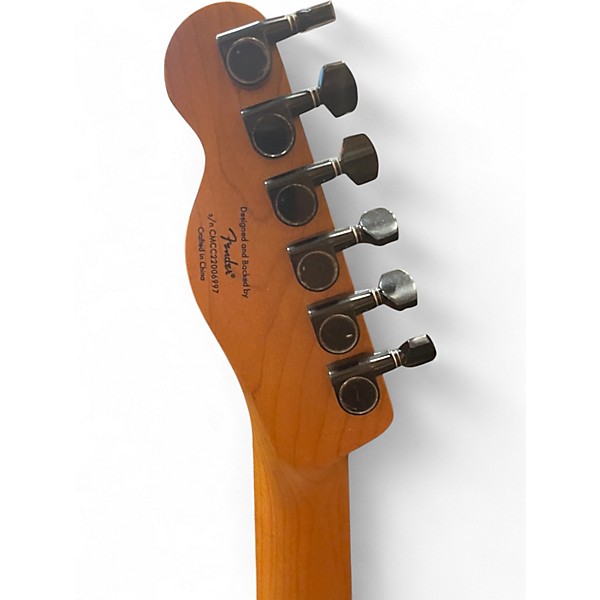 Used Squier contemporary tele rh Pearl White Solid Body Electric Guitar