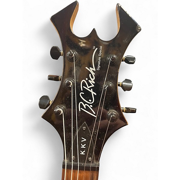 Used B.C. Rich KEEY KING SIGNATURE TRIBAL KKV  BLACK TRIBAL Solid Body Electric Guitar