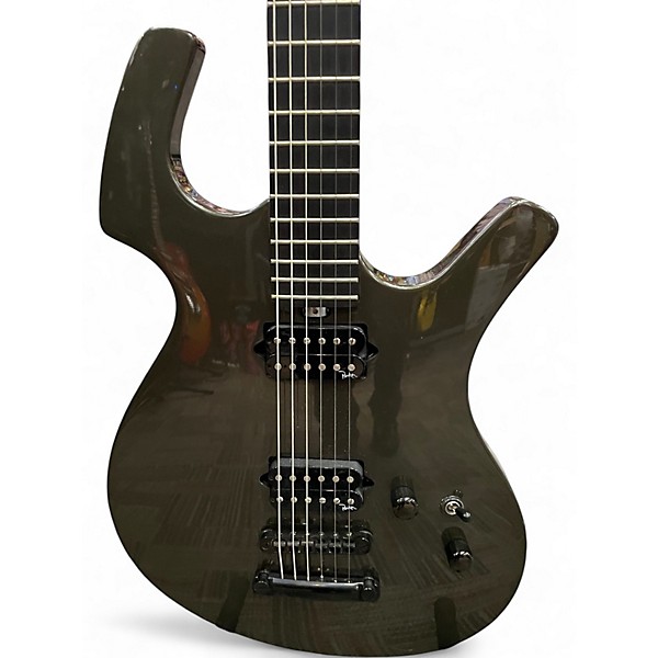 Used Parker Guitars P-42 METALLIC PEWTER Solid Body Electric Guitar