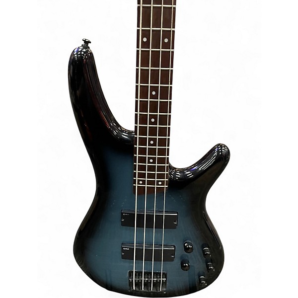 Used Ibanez SR250 Blue Burst Electric Bass Guitar