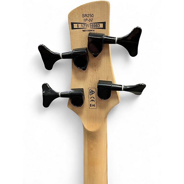 Used Ibanez SR250 Blue Burst Electric Bass Guitar