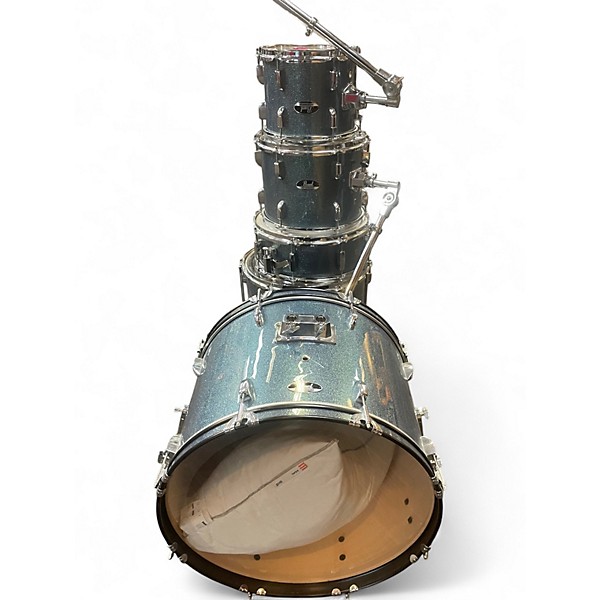 Used Pearl 5 Piece ROADSHOW BLUE SPARKLE Drum Kit