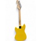 Used Squier SONIC MUSTANG Graffiti Yellow Solid Body Electric Guitar