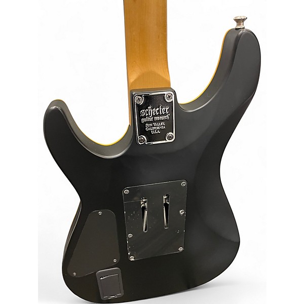 Used Schecter Guitar Research Demon 6 FR MATTE BLACK Solid Body Electric Guitar