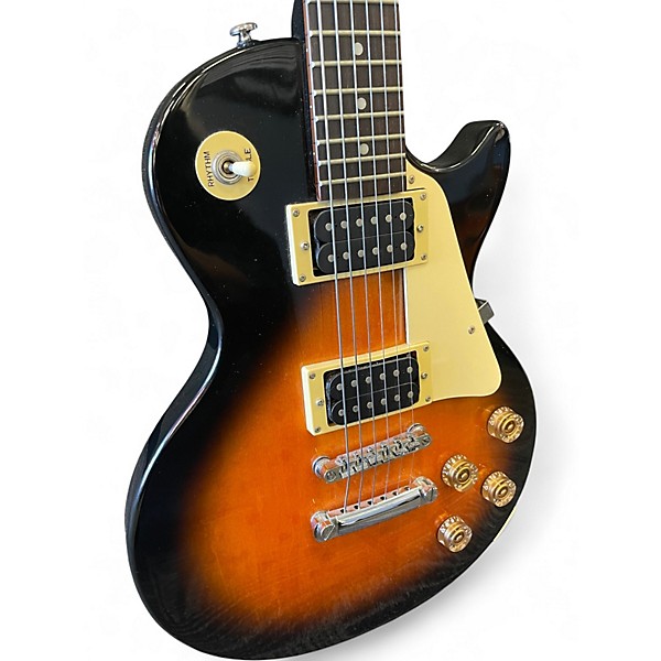 Used Epiphone Les Paul 100 Bolt On Vintage Sunburst Solid Body Electric Guitar