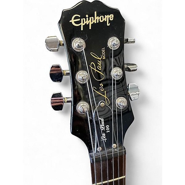 Used Epiphone Les Paul 100 Bolt On Vintage Sunburst Solid Body Electric Guitar