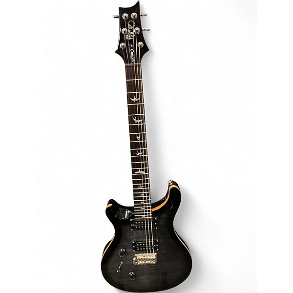 Used PRS SE Custom 24 Left Handed Charcoal Solid Body Electric Guitar