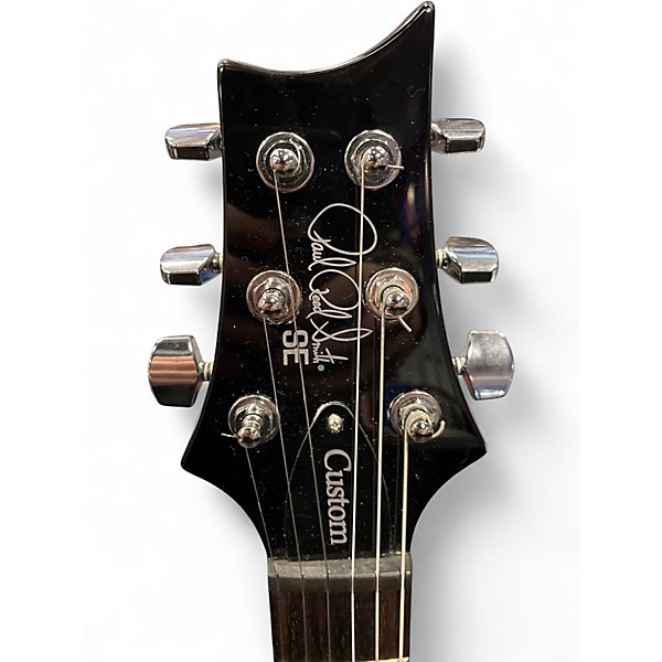 Used PRS SE Custom 24 Left Handed Charcoal Solid Body Electric Guitar