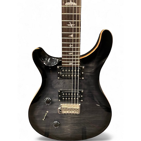 Used PRS SE Custom 24 Left Handed Charcoal Solid Body Electric Guitar