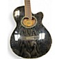 Used Rogue af107 Black Acoustic Electric Guitar