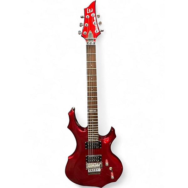 Used ESP LTD F50 with Floyd Rose Red Solid Body Electric Guitar