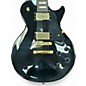 Used Gibson Les Paul Studio Black and Gold Solid Body Electric Guitar