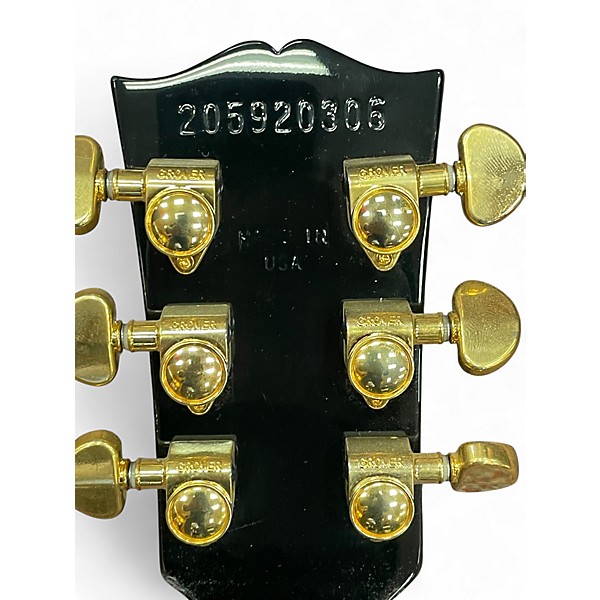 Used Gibson Les Paul Studio Black and Gold Solid Body Electric Guitar