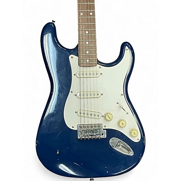 Used Squier Affinity Stratocaster Blue Solid Body Electric Guitar