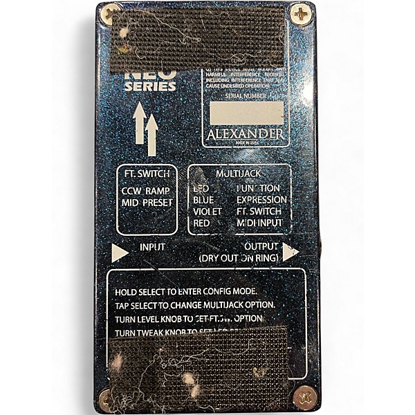 Used Alexander SPACE RACE Effect Pedal