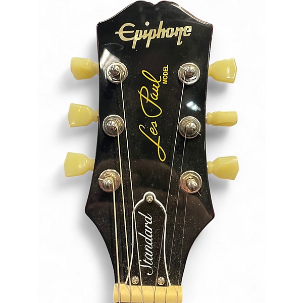 Used Epiphone Les Paul Standard Cherry Sunburst Solid Body Electric Guitar