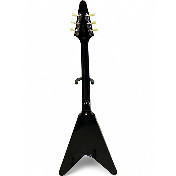 Used Epiphone Jimi Hendrix "Love Drops" Flying V  Black Solid Body Electric Guitar