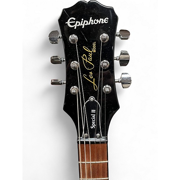Used Epiphone Les Paul Special II Black Solid Body Electric Guitar