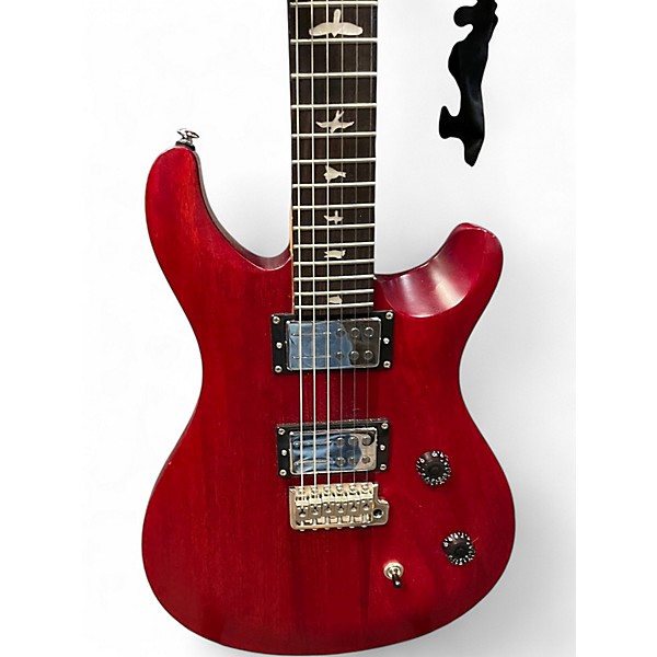 Used PRS CE24 Red Solid Body Electric Guitar