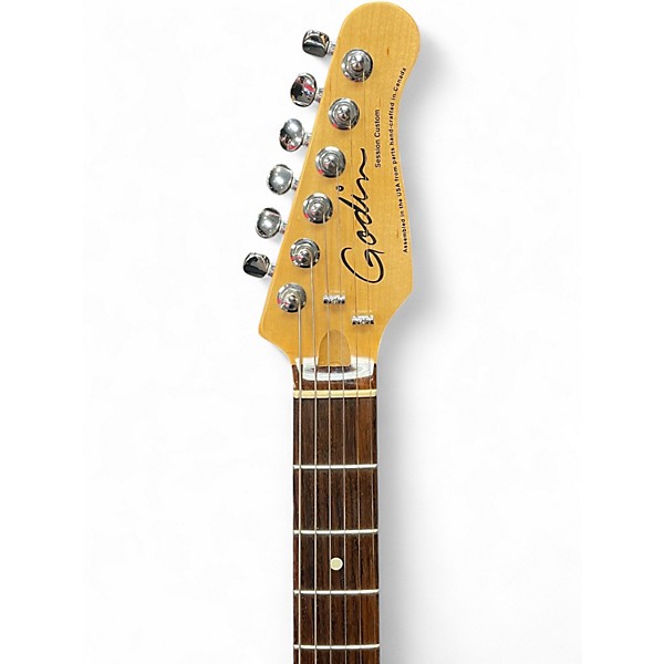 Used Godin Session Custom Light Blue Solid Body Electric Guitar