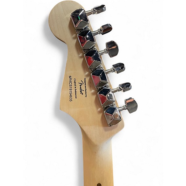 Used Squier Affinity Stratocaster Black Solid Body Electric Guitar