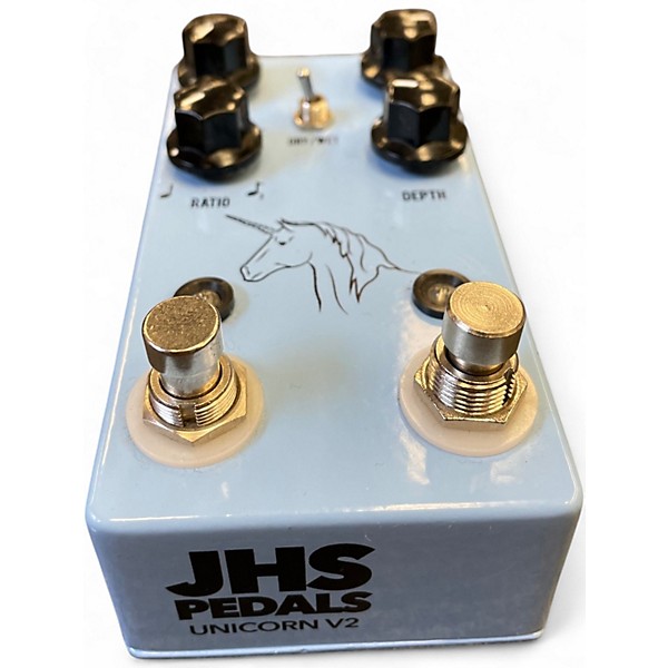 Used JHS Pedals Unicorn Uni-Vibe Photocell Modulator with Tap Tempo Effect Pedal