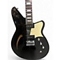 Used Reverend airwave 12 Black Hollow Body Electric Guitar