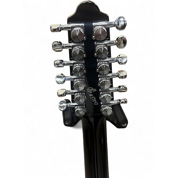 Used Reverend airwave 12 Black Hollow Body Electric Guitar