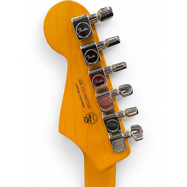 Used 2021 Fender American Professional II Stratocaster Silver Burst Solid Body Electric Guitar