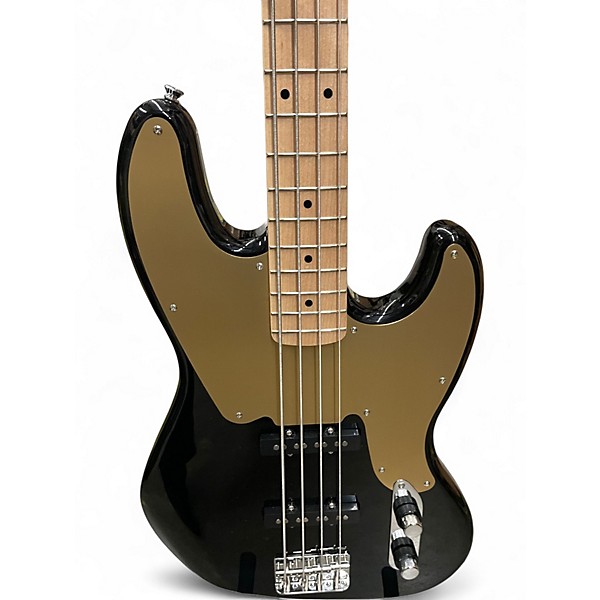 Used Squier Paranormal Jazz Bass 54 Black Electric Bass Guitar