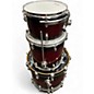 Used Ludwig 3 Piece Accent CS cherry metallic Drum Kit