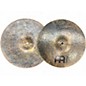 Used MEINL 14in Byzance Dark Hi Hat Pair Cymbal