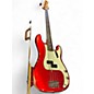 Used 2018 Fender P-Bass Relic 1963 Candy Apple Red Electric Bass Guitar thumbnail