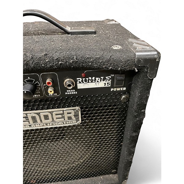 Used Fender Rumble 15 15W 1X8 Bass Combo Amp