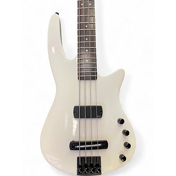 Used Spector WAV4 RADIUS Classic White Electric Bass Guitar