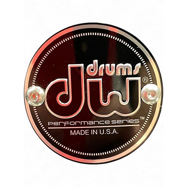 Used DW 5 Piece Performance Series black diamond Drum Kit