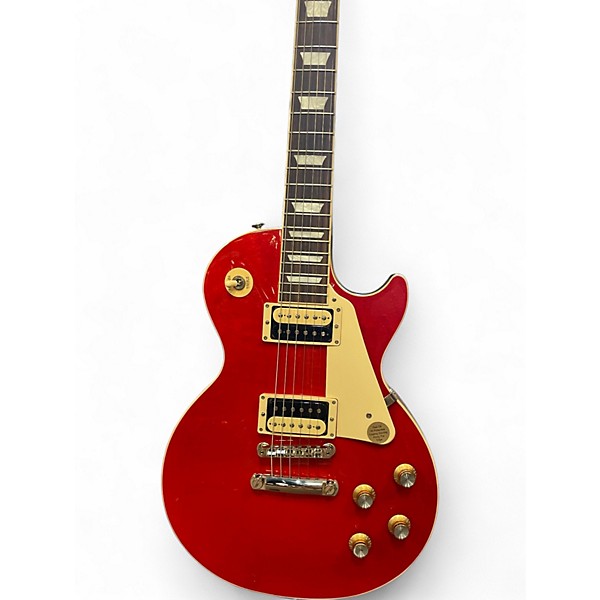 Used Gibson Les Paul Classic  Red Solid Body Electric Guitar
