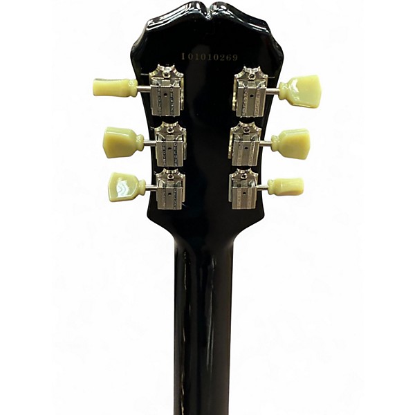 Used Epiphone Les Paul Standard Ebony Solid Body Electric Guitar