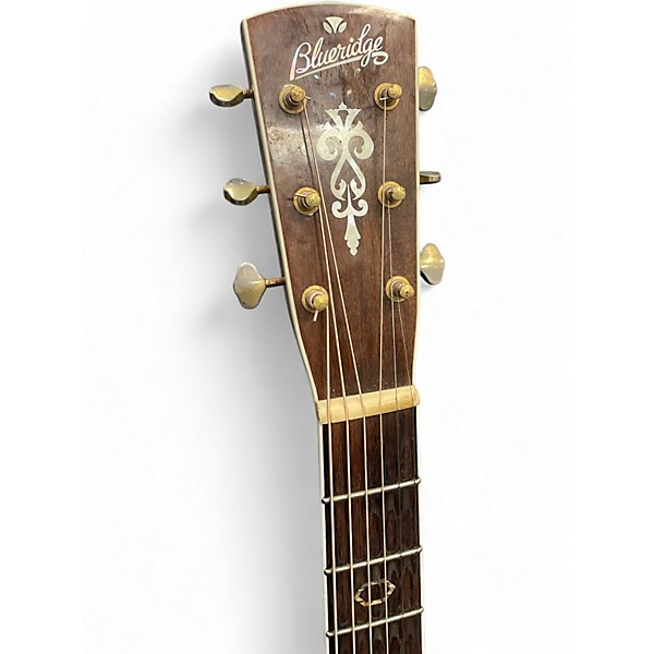 Used Blueridge BR70CE Natural Acoustic Electric Guitar