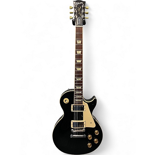 Used Gibson Les Paul Standard Black Solid Body Electric Guitar