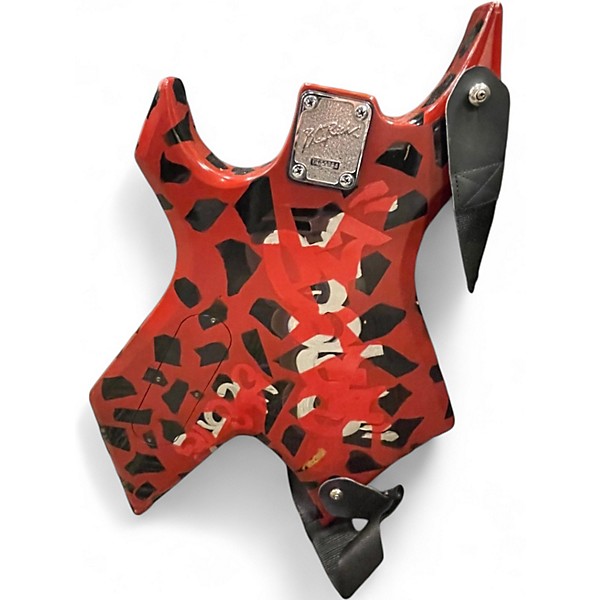 Used B.C. Rich Bronze Series Warlock CUSTOM SPRAY JOB Solid Body Electric Guitar