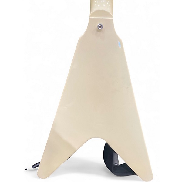 Used 2010s Gibson Flying V Antique White Solid Body Electric Guitar