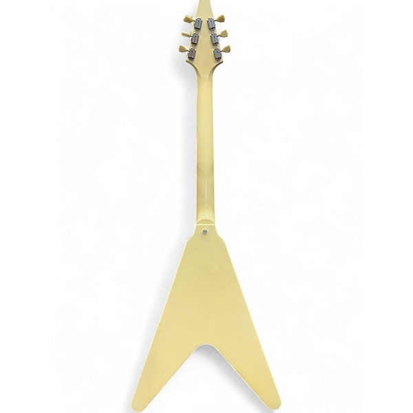 Used 2010s Gibson Flying V Antique White Solid Body Electric Guitar