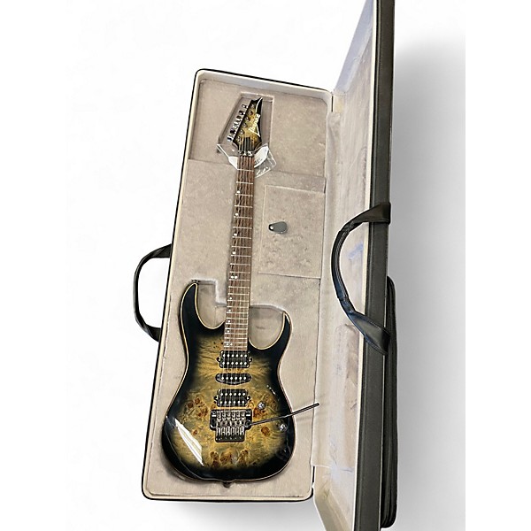 Used Ibanez RG1070PBZ DARK BURL Solid Body Electric Guitar