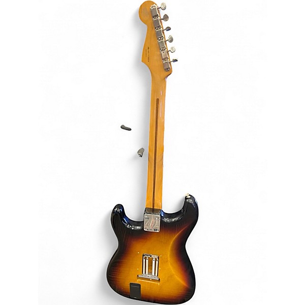 Used 2011 Fender Deluxe Roadhouse Stratocaster 3 Color Sunburst Solid Body Electric Guitar