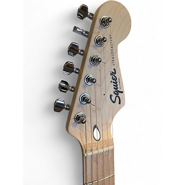 Used 2023 Squier Affinity Stratocaster Black Solid Body Electric Guitar