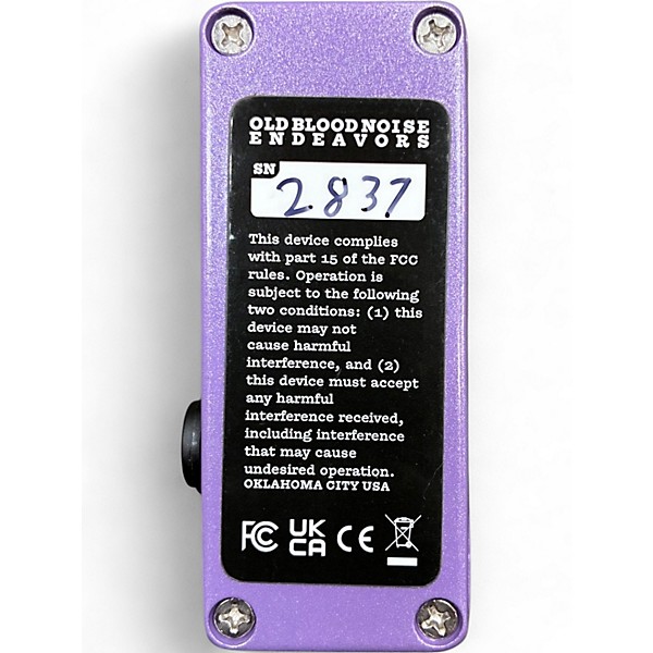 Used Old Blood Noise Endeavors Expression Ramper Pedal