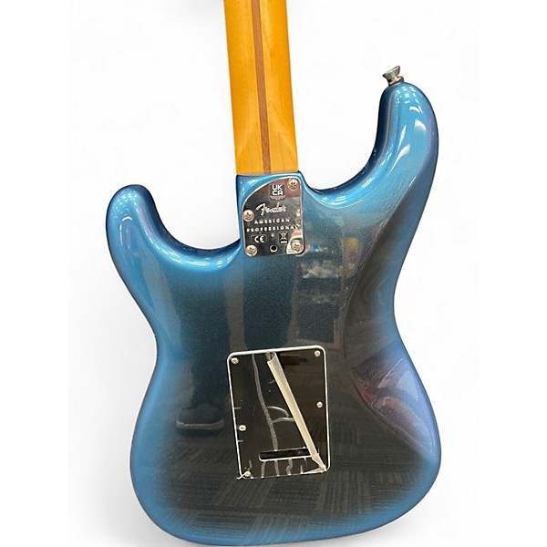 Used Fender American Professional II Stratocaster Dark Night Solid Body Electric Guitar